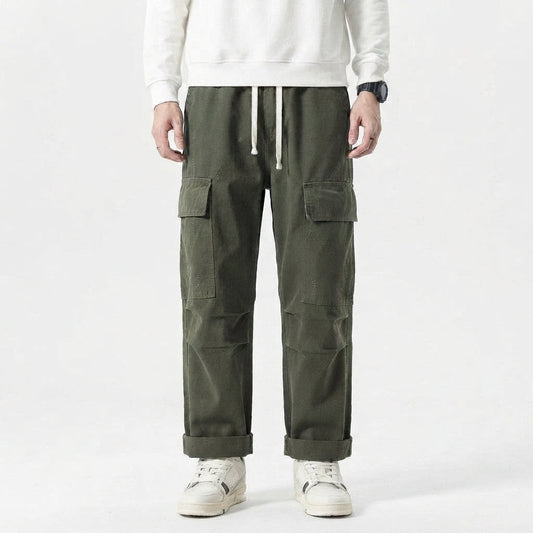 Men's Relaxed-Fit Utility Cargo Trousers