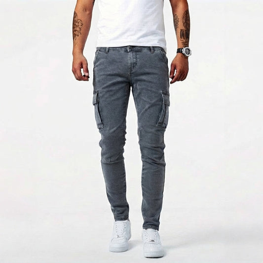 Men's Slim Fit Tapered Cargo Pants