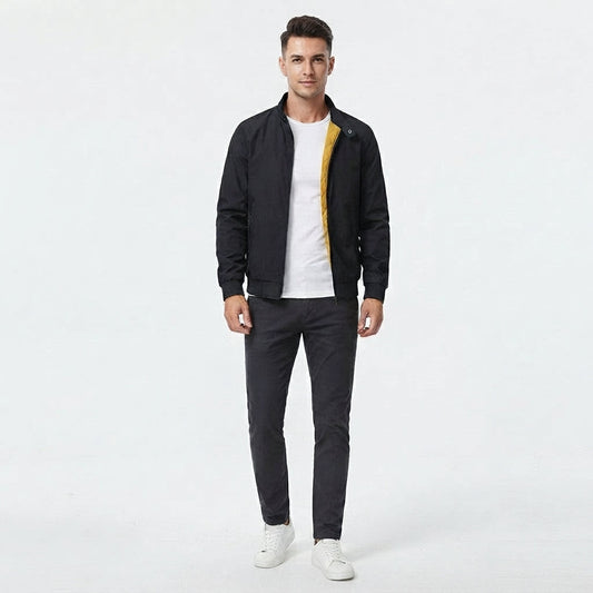 Men's Zip-Through Bomber Jacket