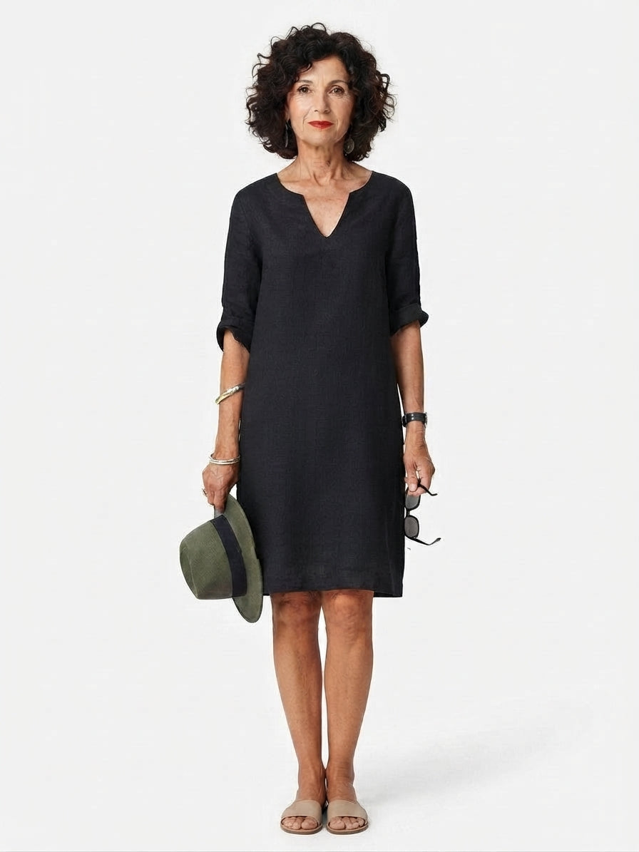 Understated Sleeveless Midi Dress