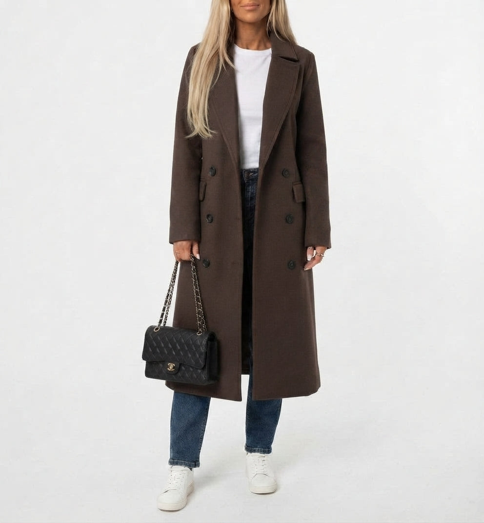 Belted Longline Trench Coat