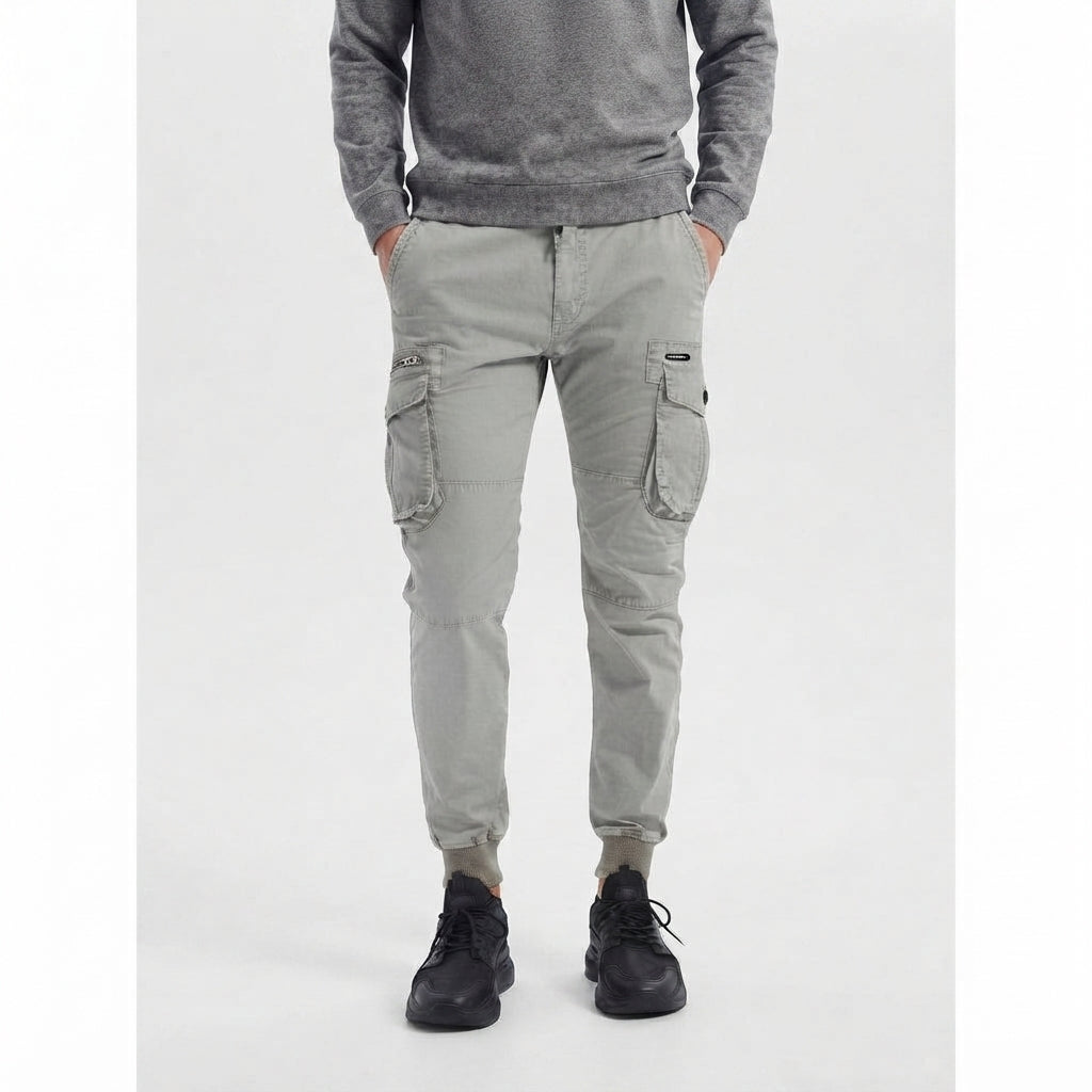 Men's Slim Fit Utility Cargo Trousers