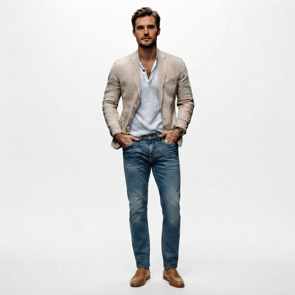 Men's Breathable Summer Blazer