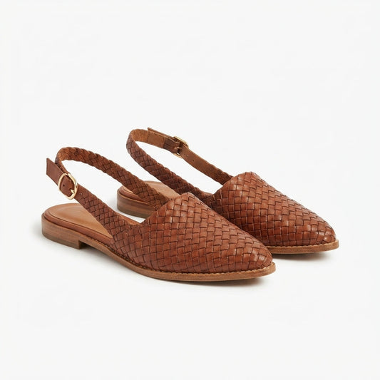 Women's Woven Slip-On Loafer Mules