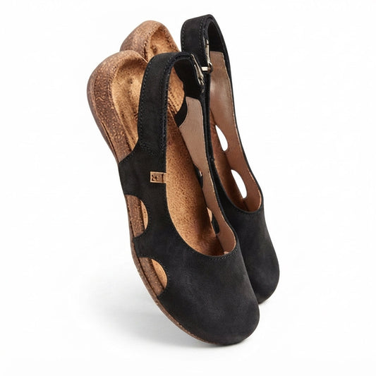 Women's Cut-Out Detail Slingback Flats
