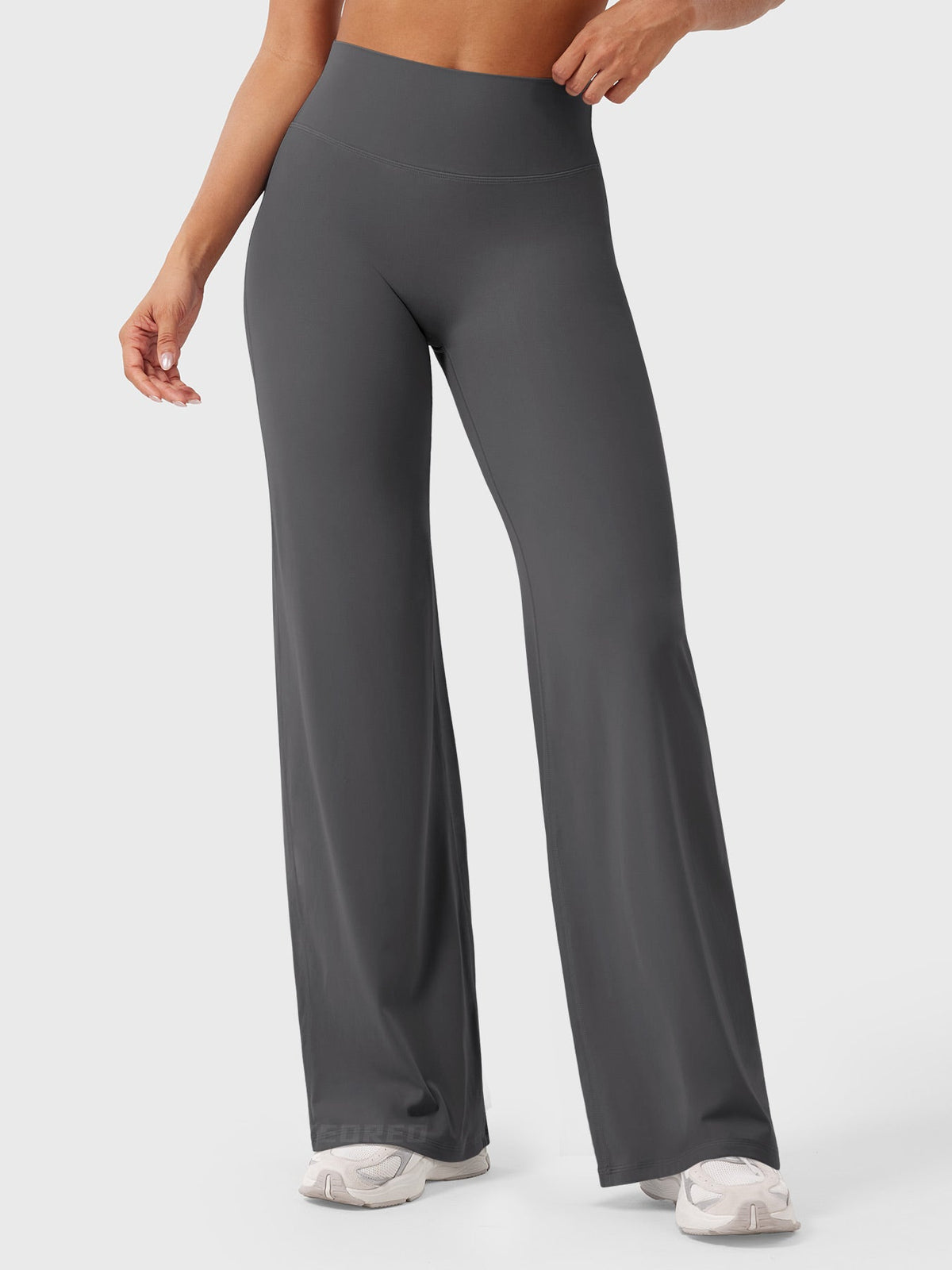 Women's High-Waist Flared Trousers